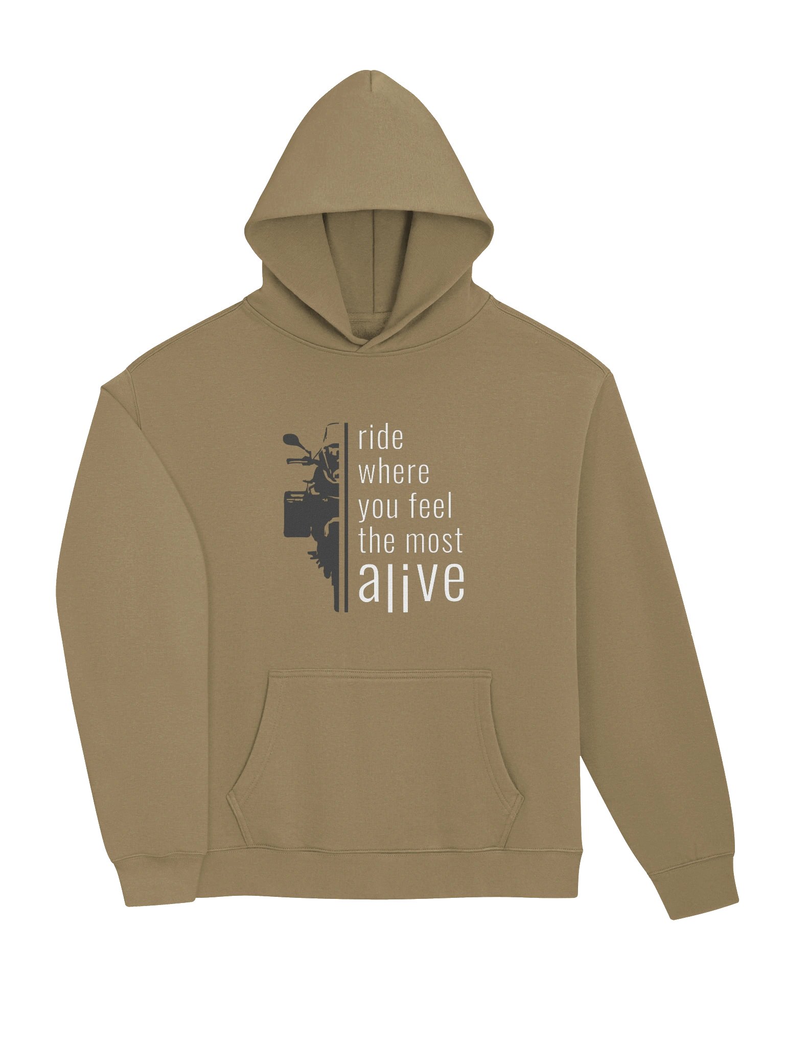 Ride where you feel the most Alive | Adventure Motorcycle Hoodie product image (26)