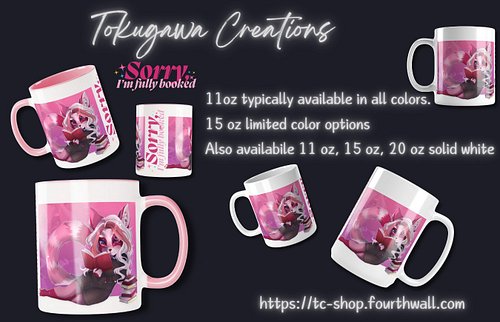 New Product Release 📚
Sorry I'm fully booked - ceramic mug
11oz typically available in all colors. | 15 oz limited color opti...