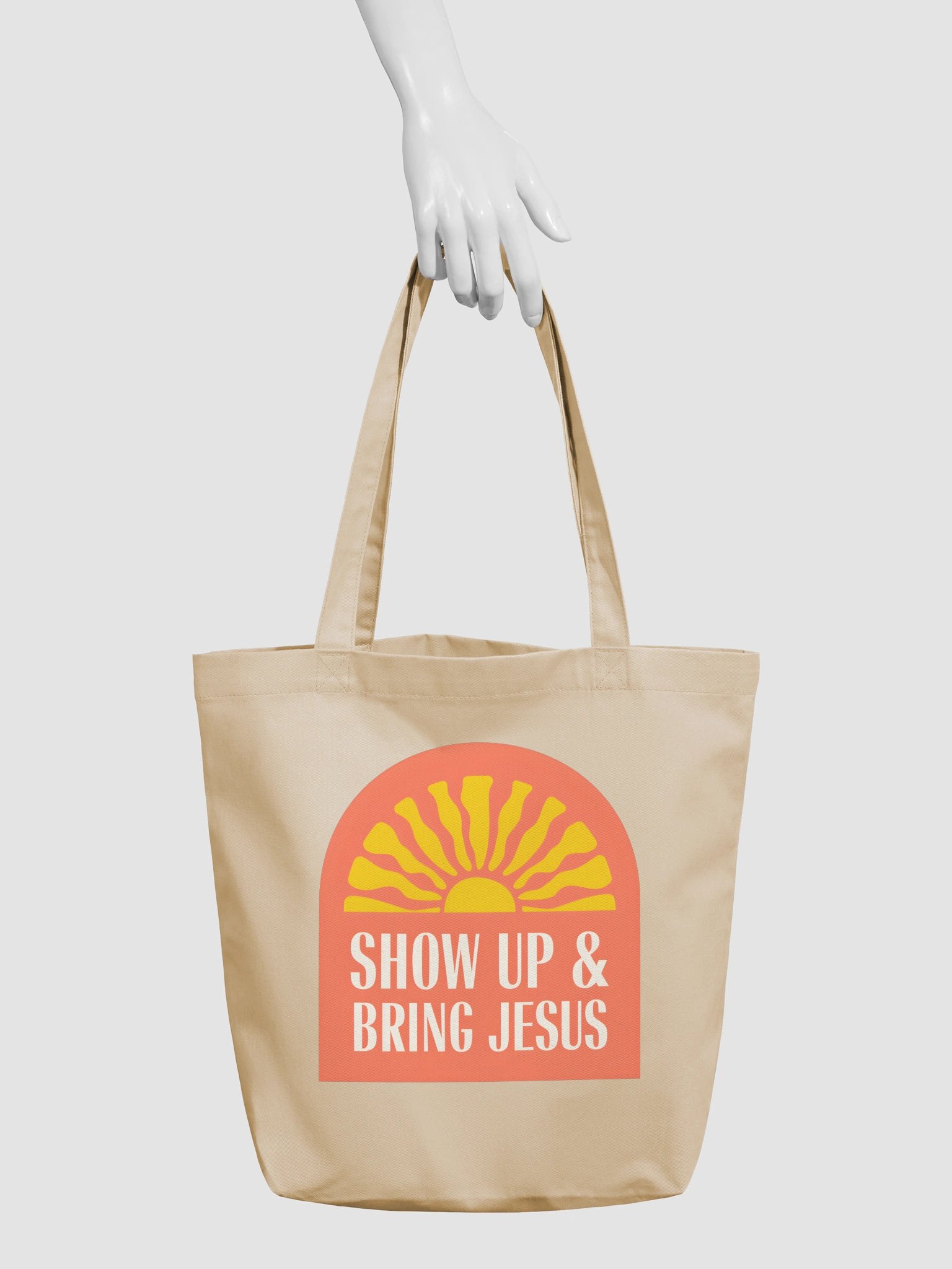 Show Up & Bring Jesus Tote Bag product image (3)