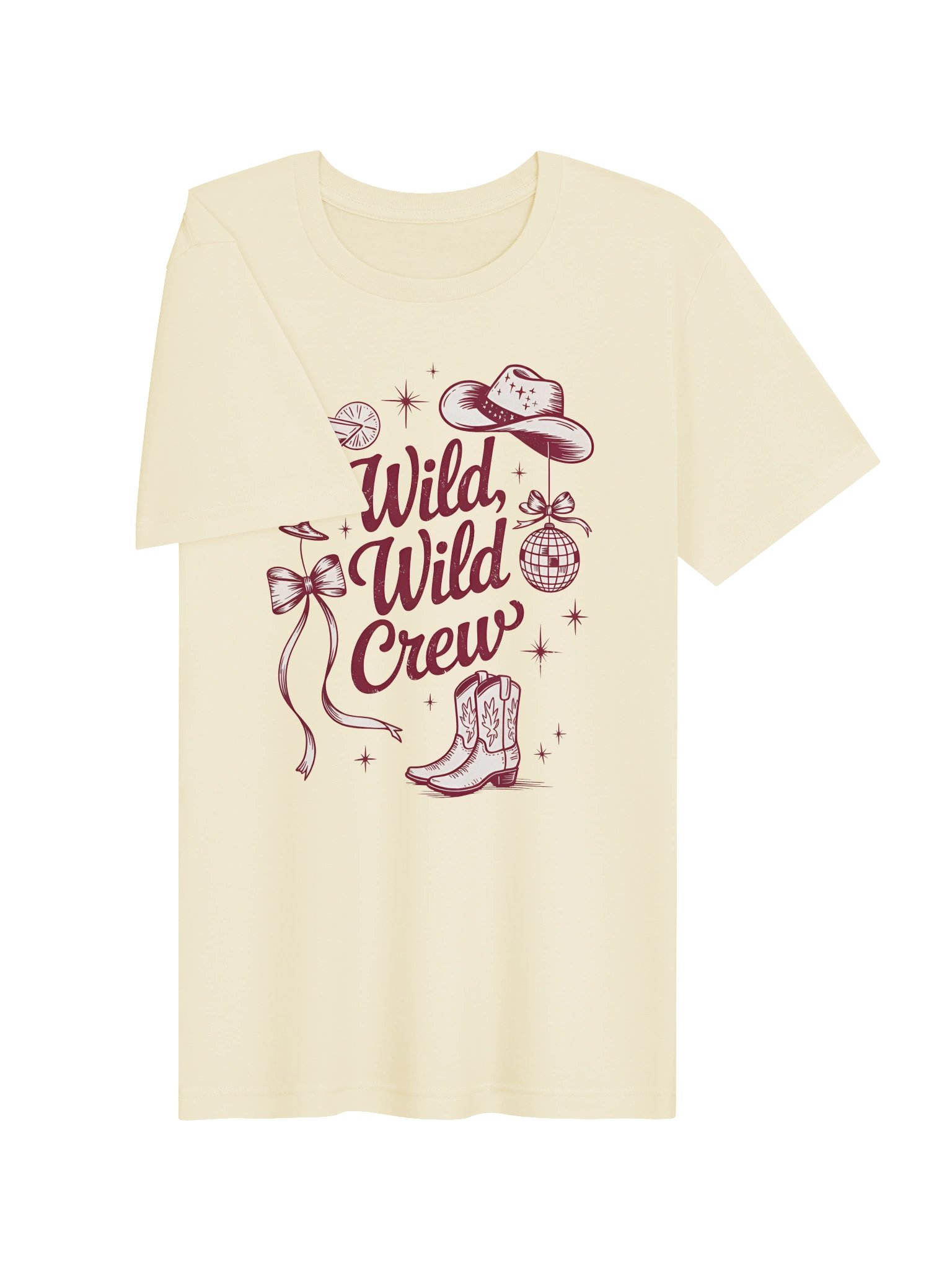 Wild, Wild Crew T-Shirt | Western Girls Trip & Cowgirl Party Tee product image (3)
