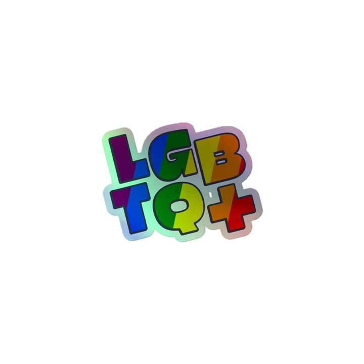 LGBTQ+ Pride Holographic Sticker product image (1)