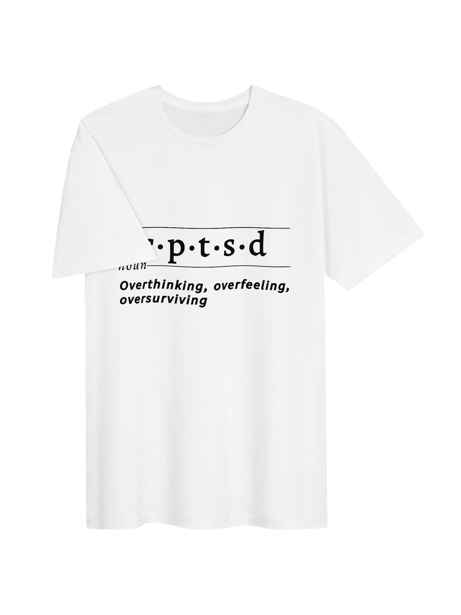 CPTSD Definition Unisex Tee blk v2 product image (14)