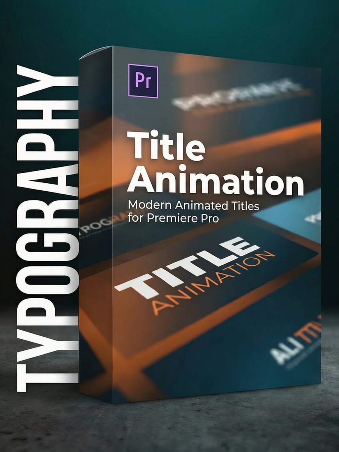 Modern Text & Title Animation Presets | Glitch Motion Effects product image (1)