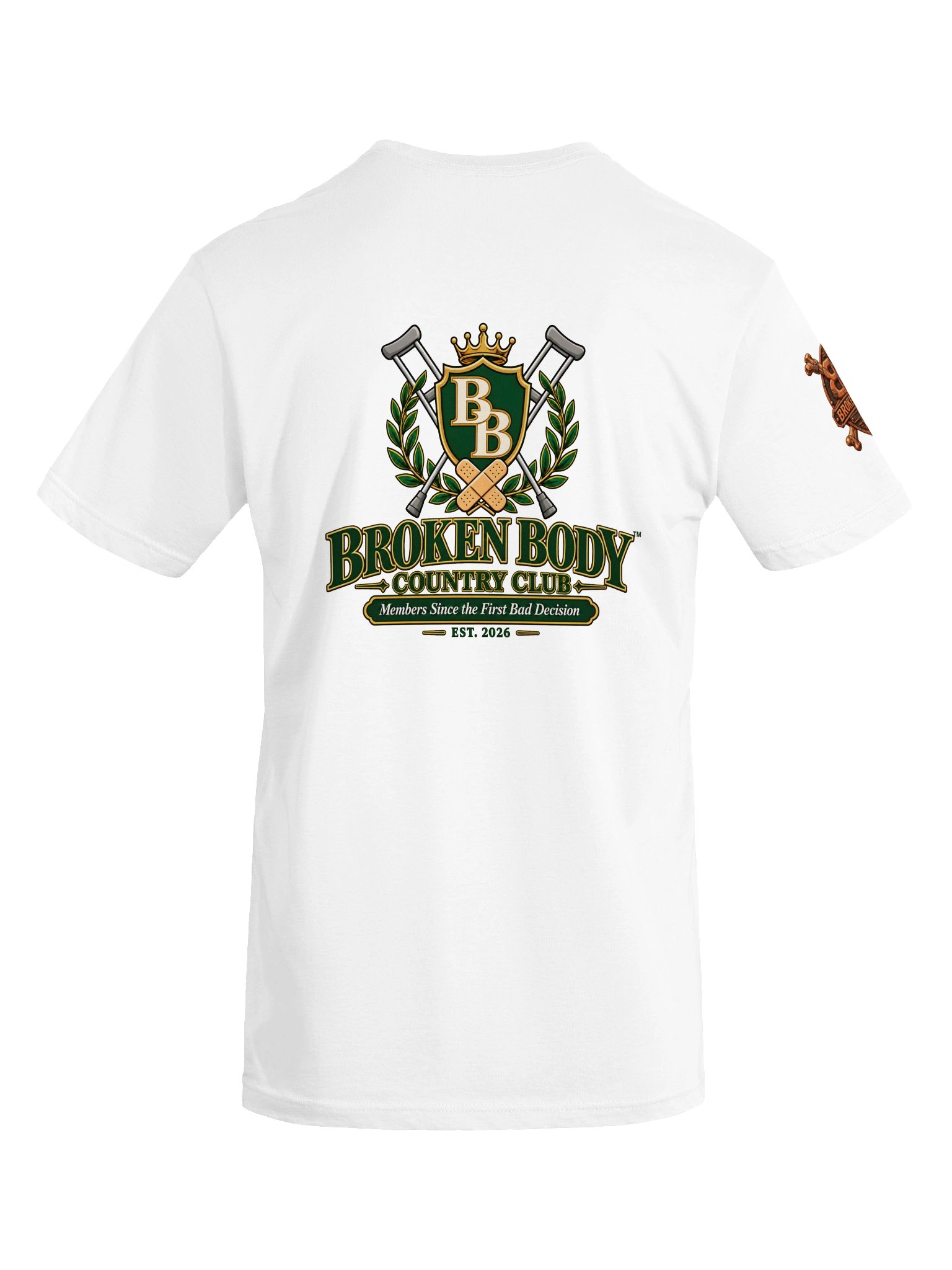 Funny Golf Shirt — Broken Body Country Club™ Members Since the First Bad Decision product image (8)