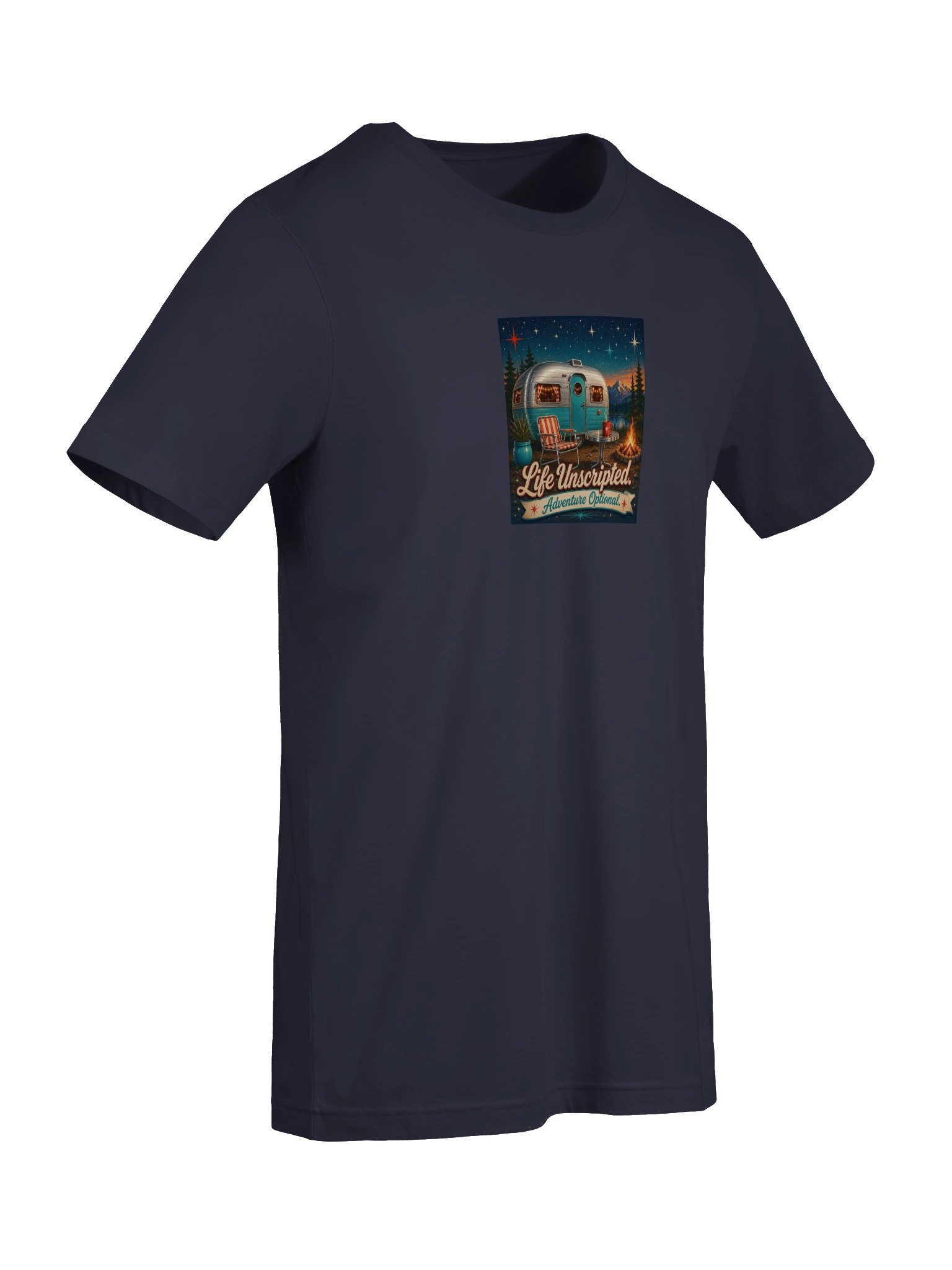 Life Unscripted. Adventure Optional. T-Shirt product image (49)