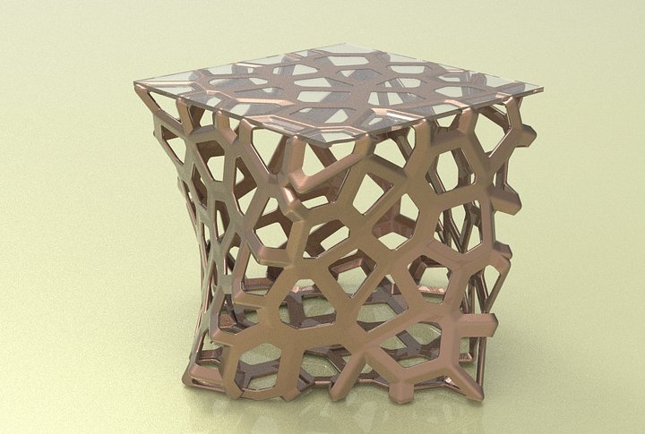 Weaverbird Voronoi Parametric Furniture Design Grasshopper Rhino Files Download product image (1)