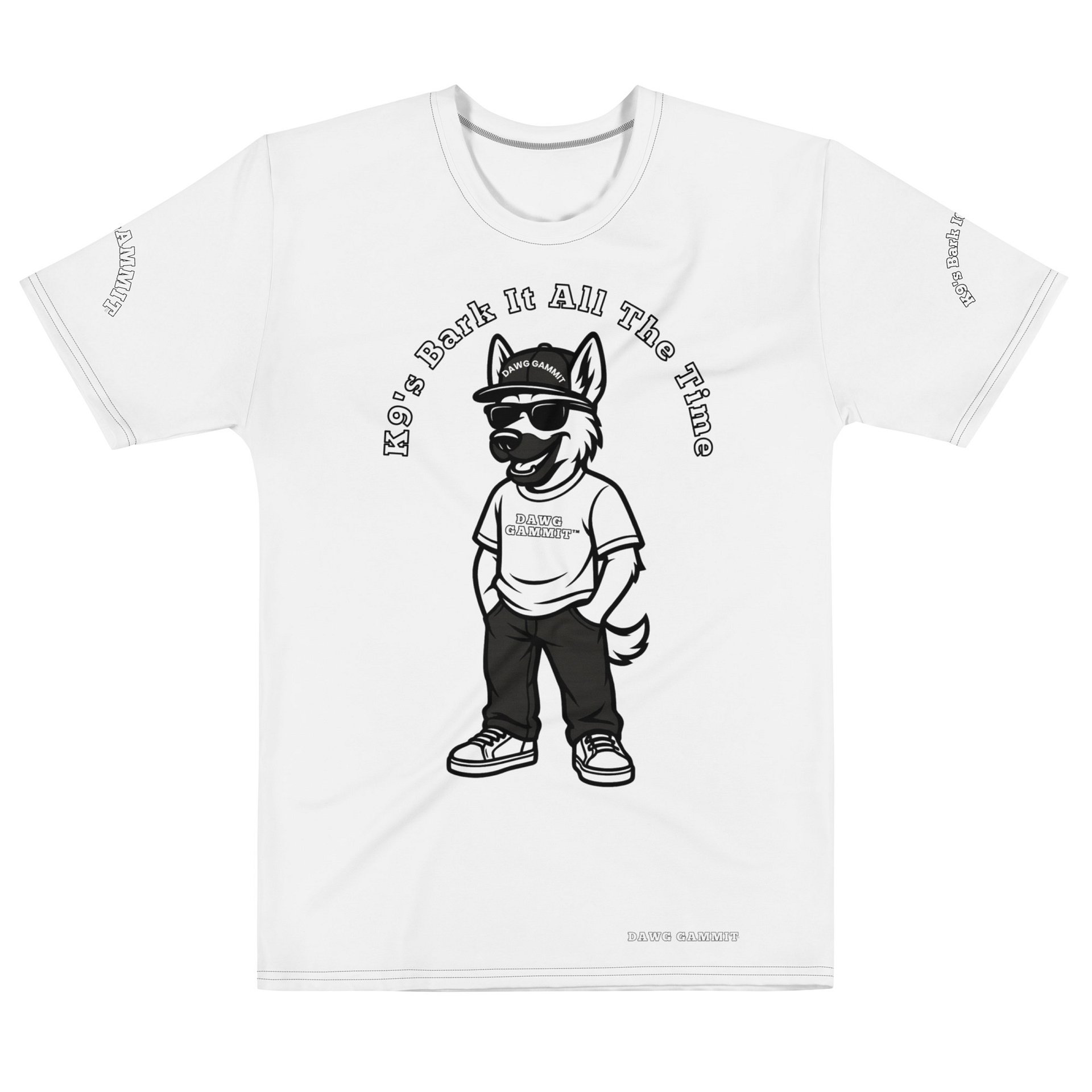 DAWG GAMMIT™ German Shepherd Signature White Tee product image (3)
