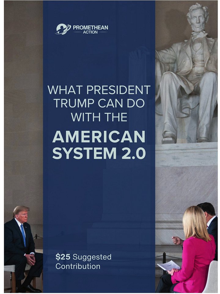 What President Trump Can Do With the American System 2.0 - Digital Edition (.epub) and (.pdf) product image (1)