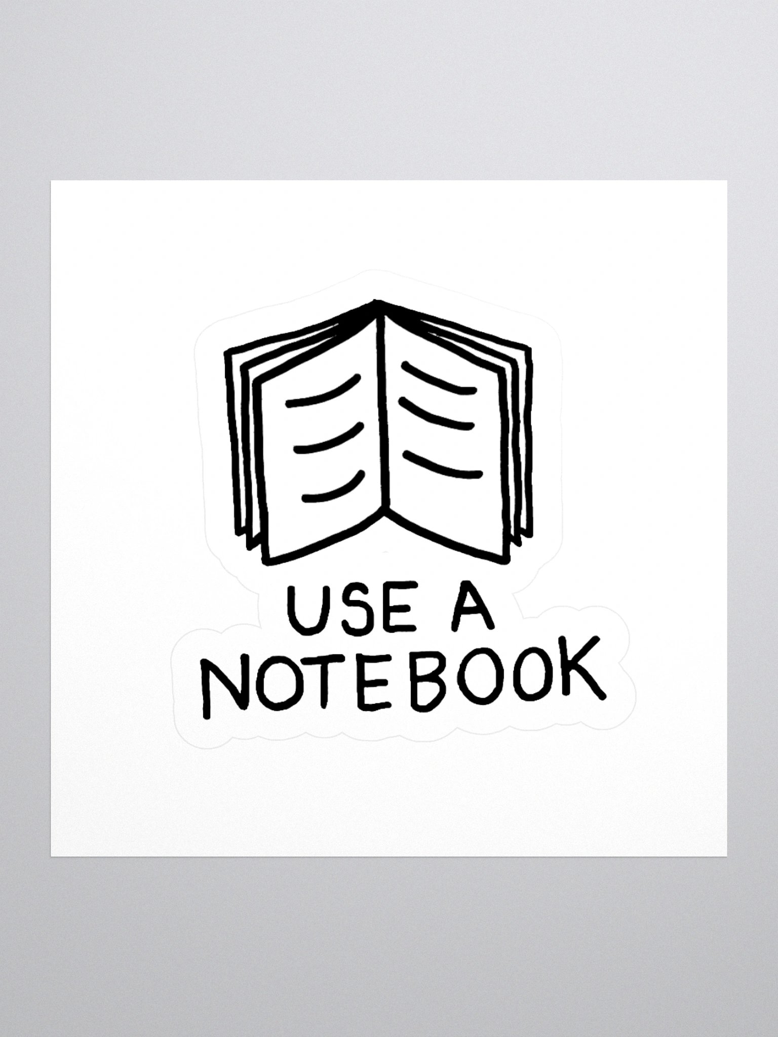 Use A Notebook Sticker! product image (2)