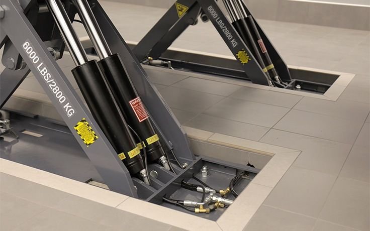 BendPak MDS-6LPF Flush-Mount Mid-Rise Scissor Lift - 6,000-Lb Capacity product image (9)