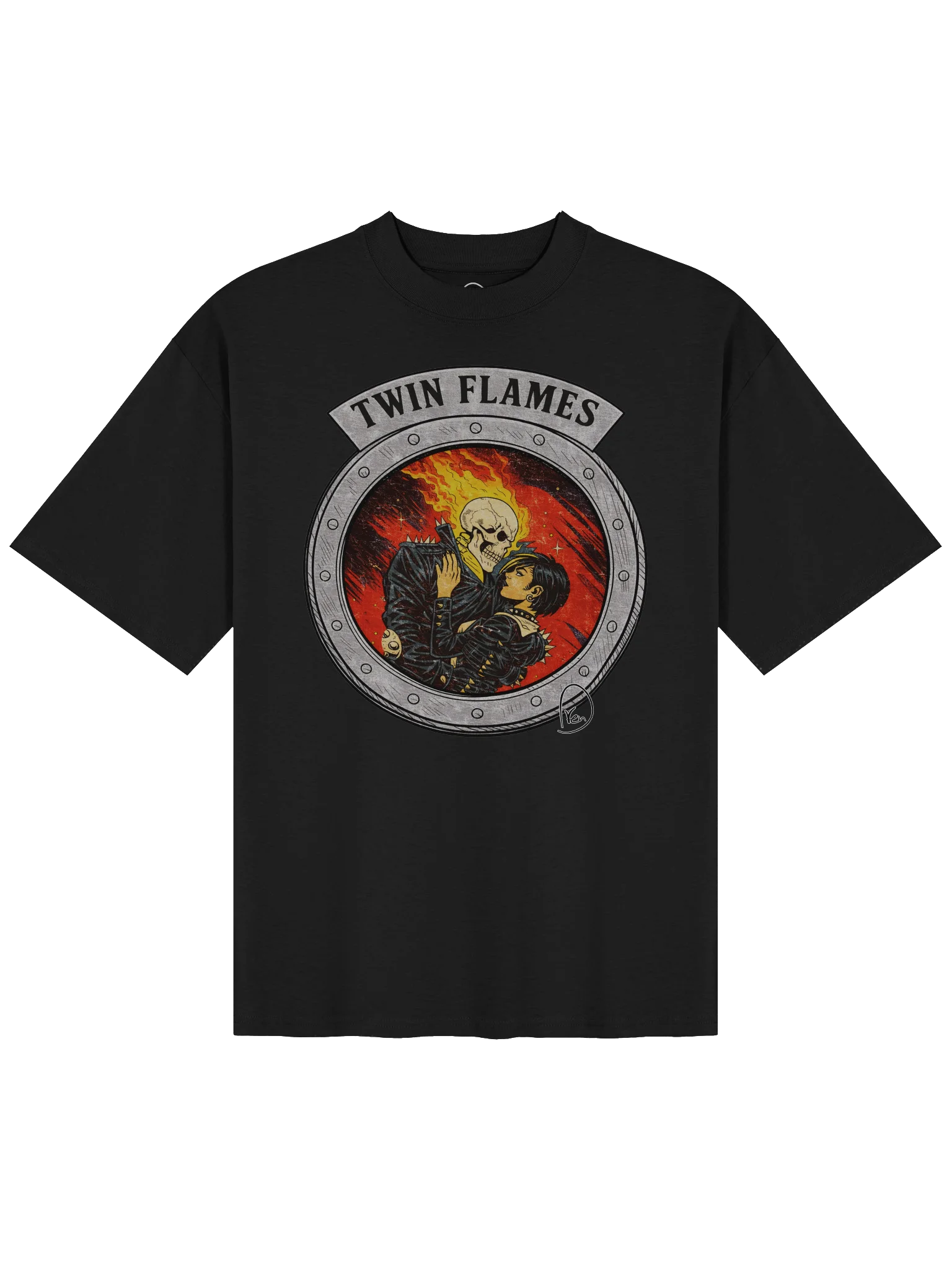 Twin flames Oversized Tee product image (1)