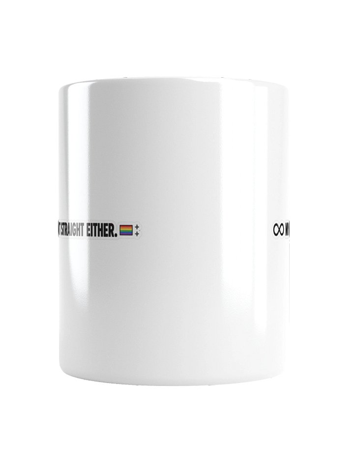 Pride 2026 My Brain Isn't Straight Either Cup White. product image (2)