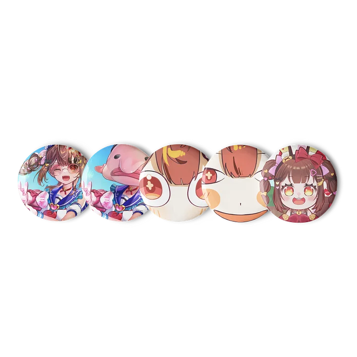 Summer Time - Set of Pin Buttons product image (1)