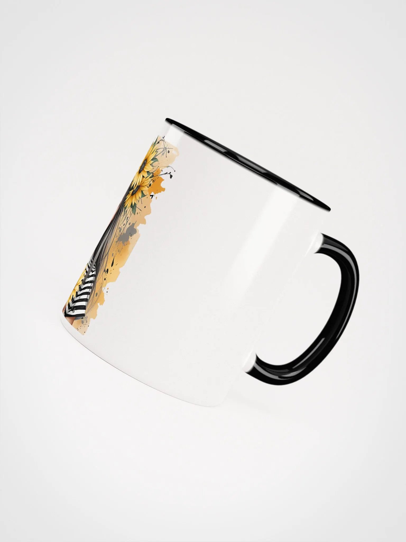 Sunflower Girl Ceramic Mug product image (4)