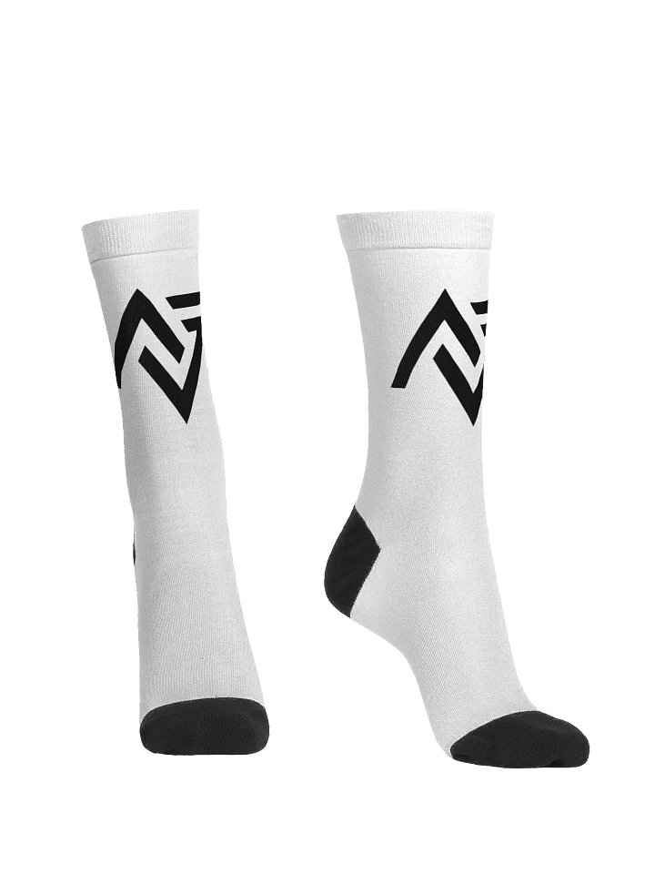 Geometric Avian Elegance Crew Socks product image (2)