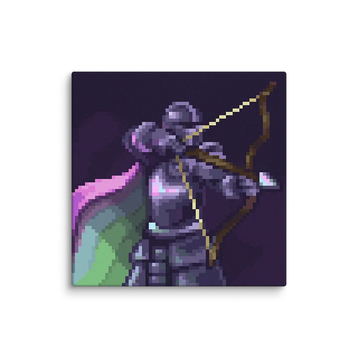 Toric Knight Pixel Art Canvas Print product image (1)