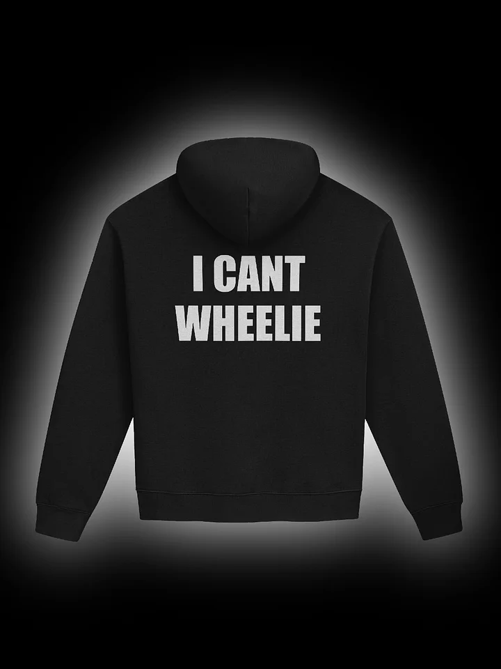 Black "I CANT WHEELIE" Hoodie product image (1)