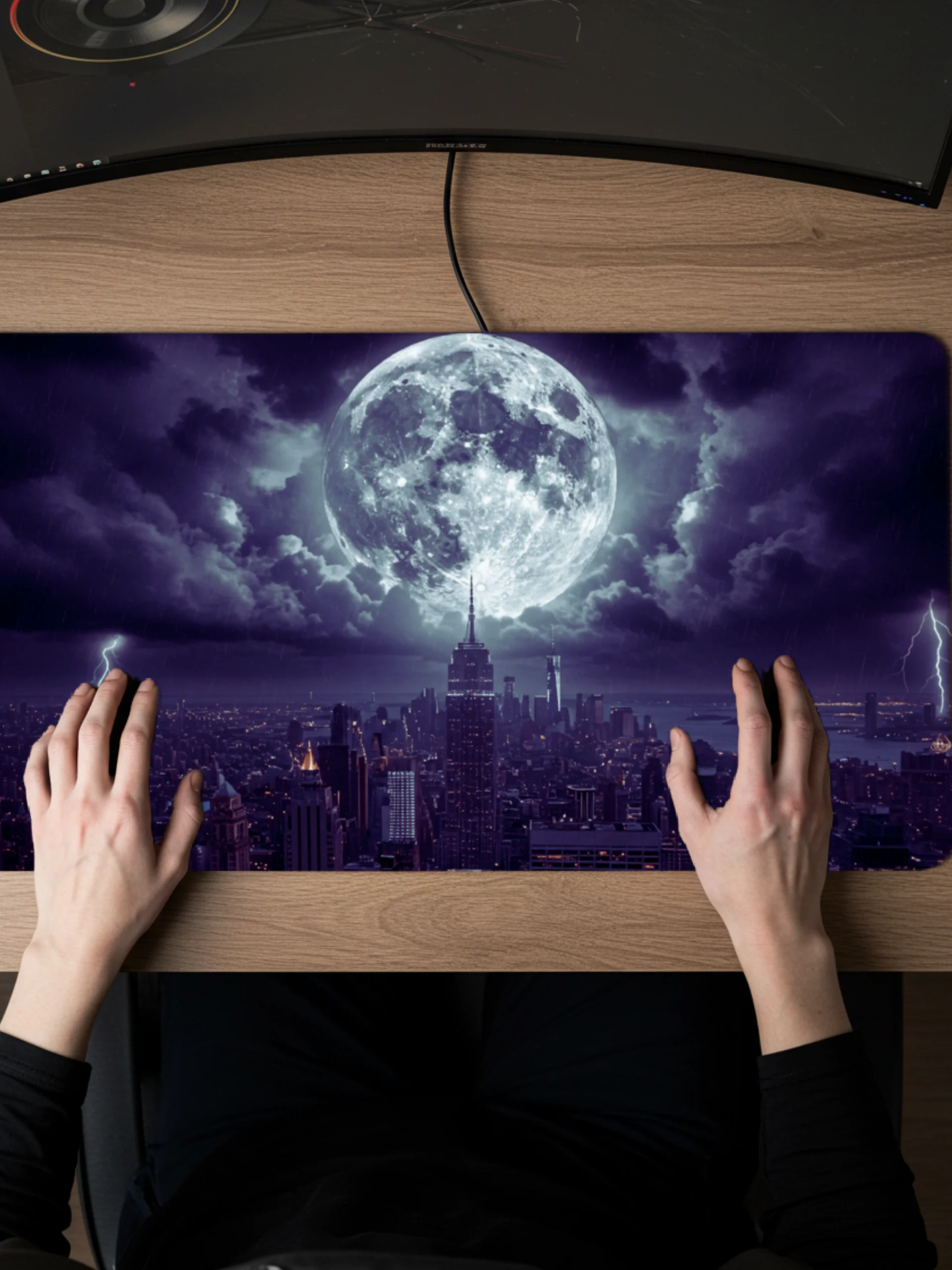 Desk Mat - "Moon Lit Night" #2 product image (1)