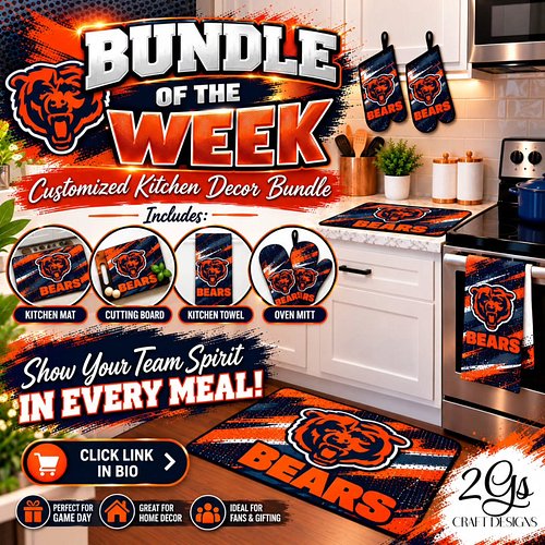 🏈🧡💙 WHO SAYS TEAM SPIRIT HAS TO STAY IN THE LIVING ROOM? 

Football fans, it's time to bring that GAME DAY ENERGY into your k...