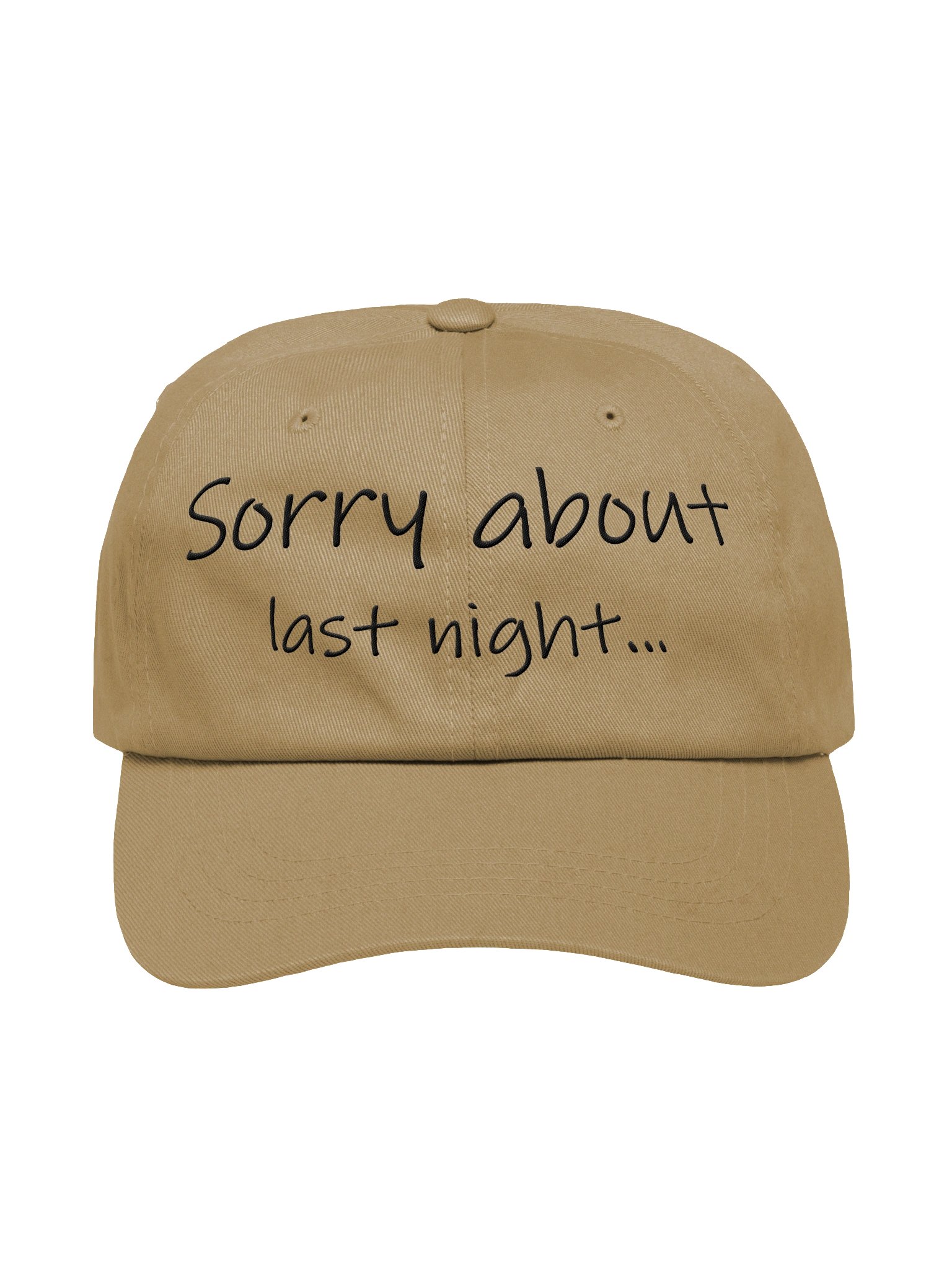 Sorry About Last Night Dad Hat product image (1)