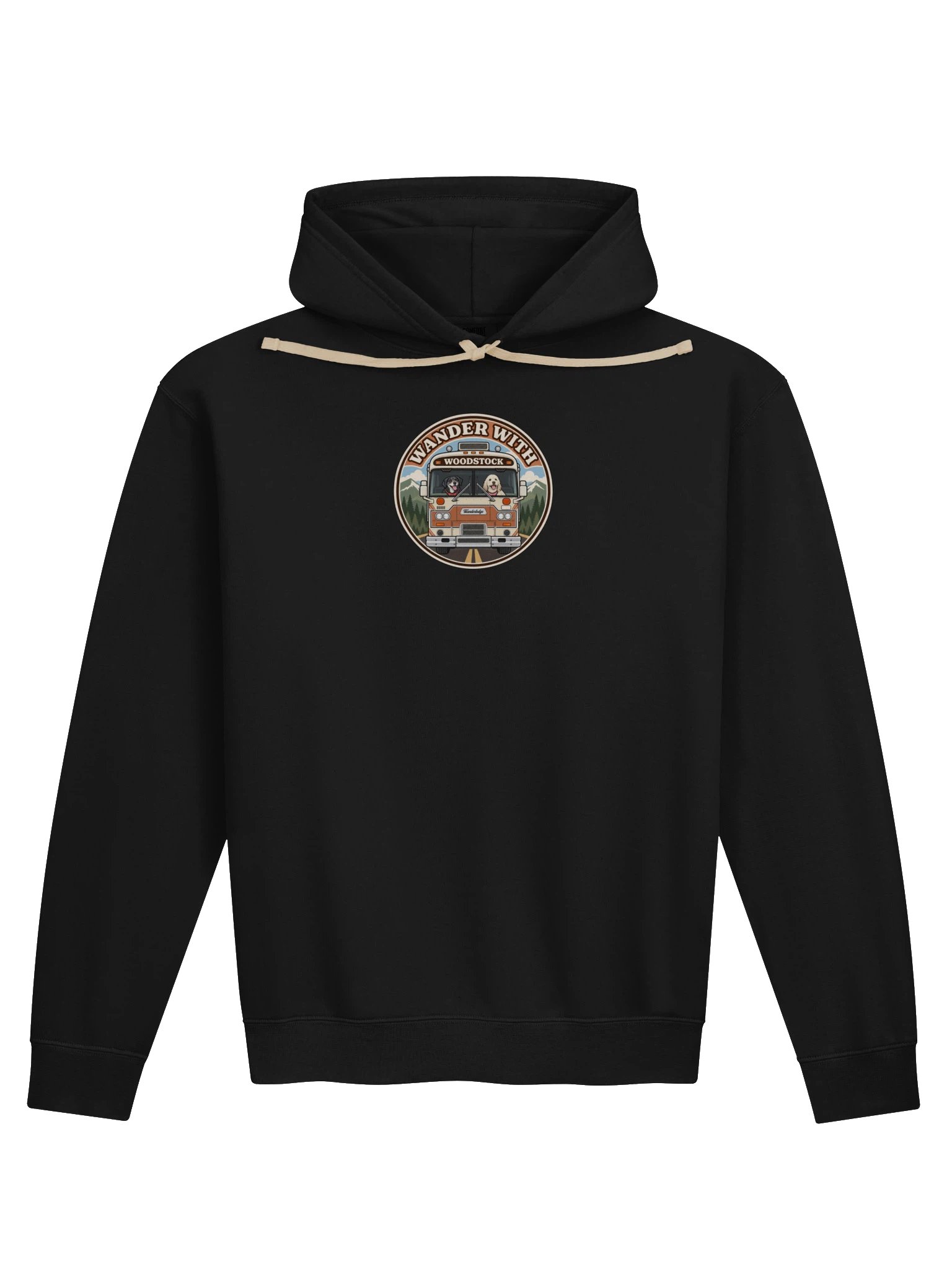 Woodstock Front & Center — Ember & Rain Easy Miles Hoodie · Comfort Colors product image (3)