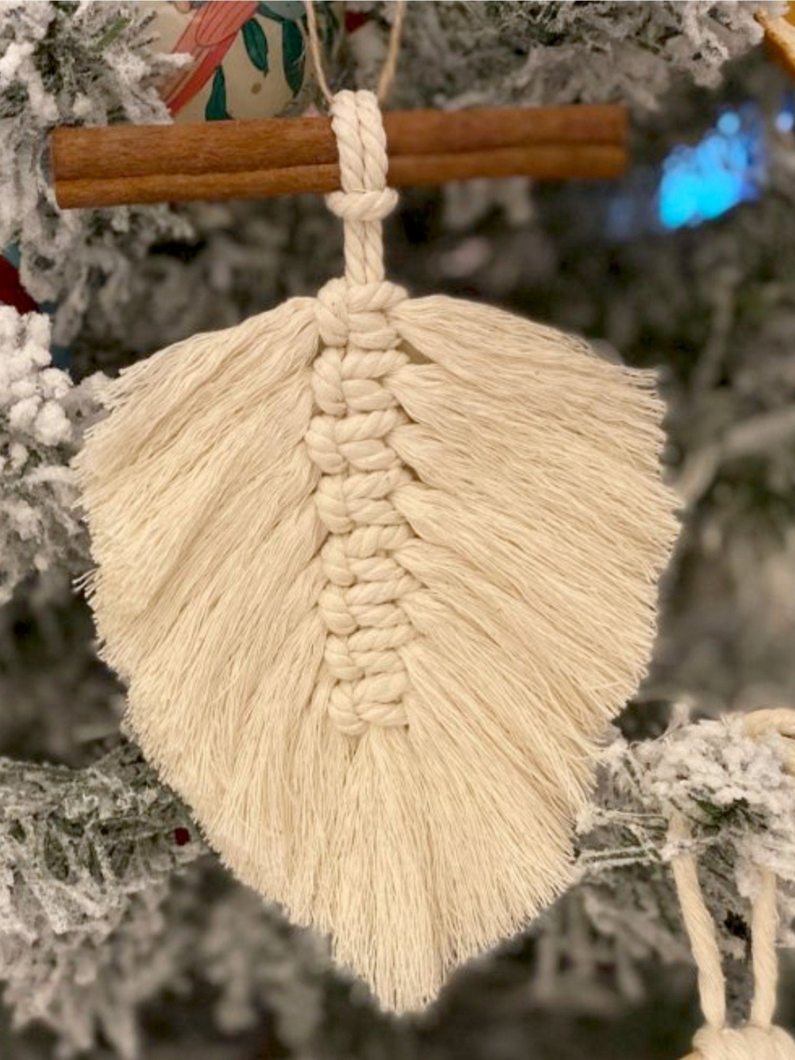 7 Macrame Christmas Ornaments (Digital PDF Patterns) product image (3)