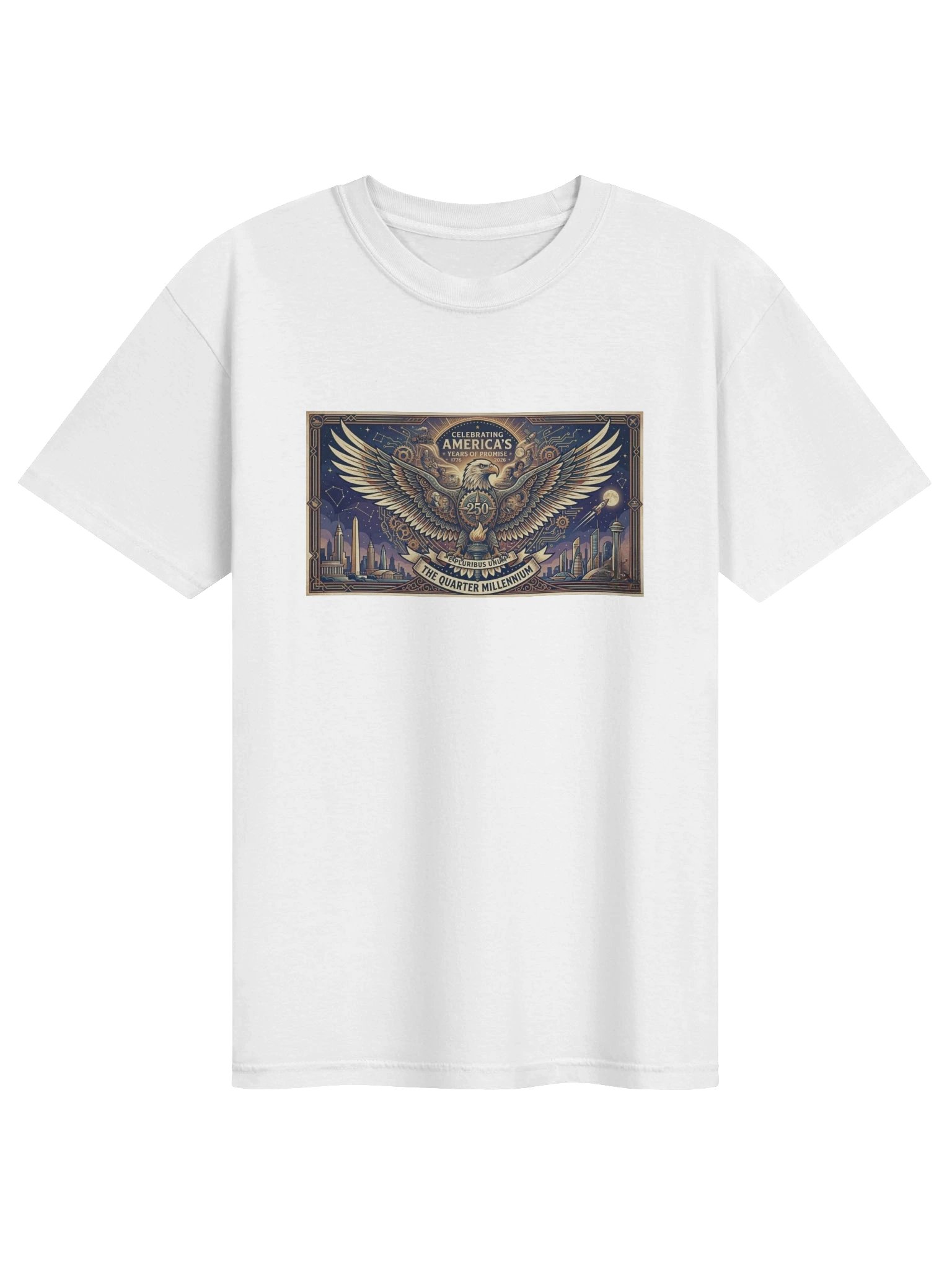 ​America 250 Years: The Quarter Millennium Celebration - Vintage Patriotic Eagle Art product image (1)