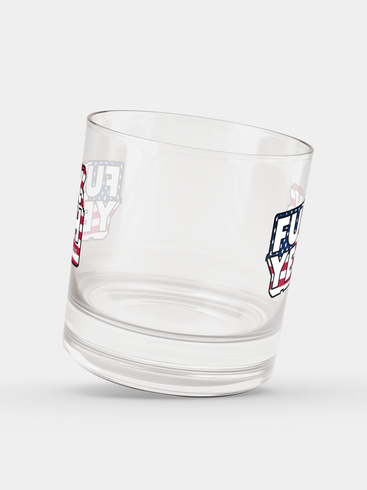 AMERICA FUCK YEAH ROCKS GLASS product image (4)