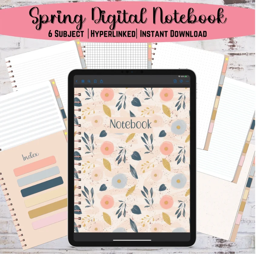 Spring Digital Notebook For Ipad product image (1)