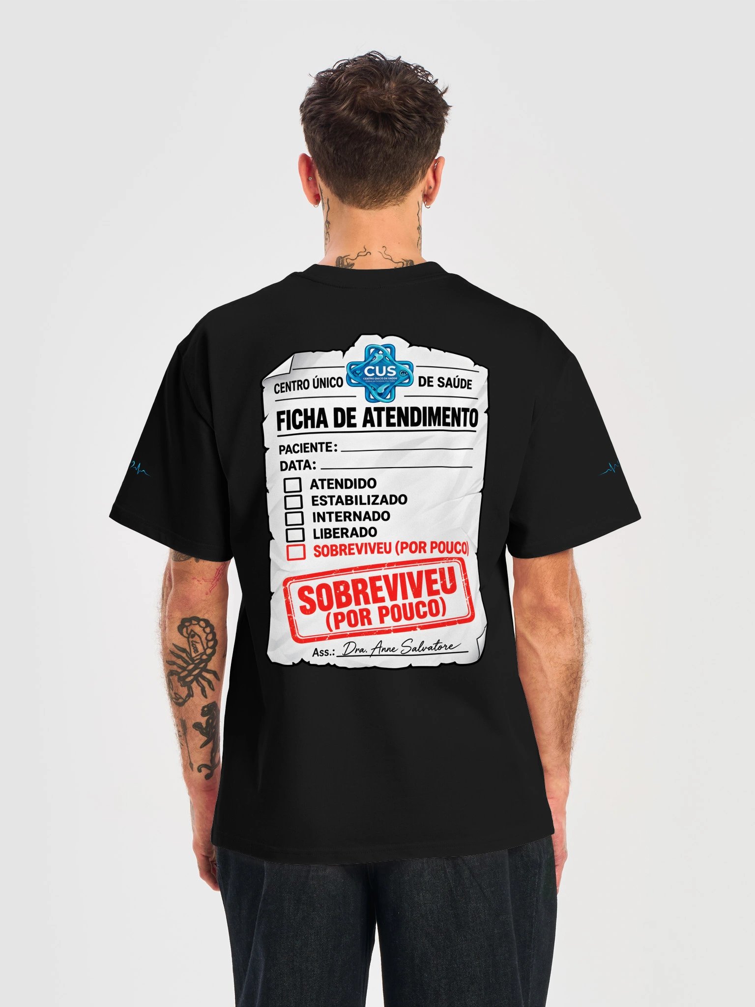 Camiseta Masculina | Diagnóstico: Falta de Paciência 😂💙 product image (21)