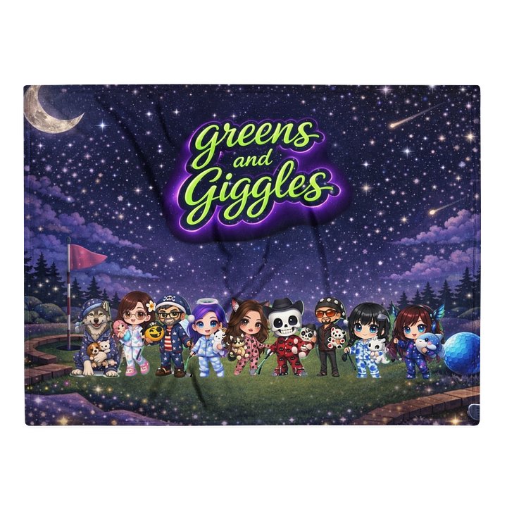 Greens & Giggles Throw Blanket product image (2)