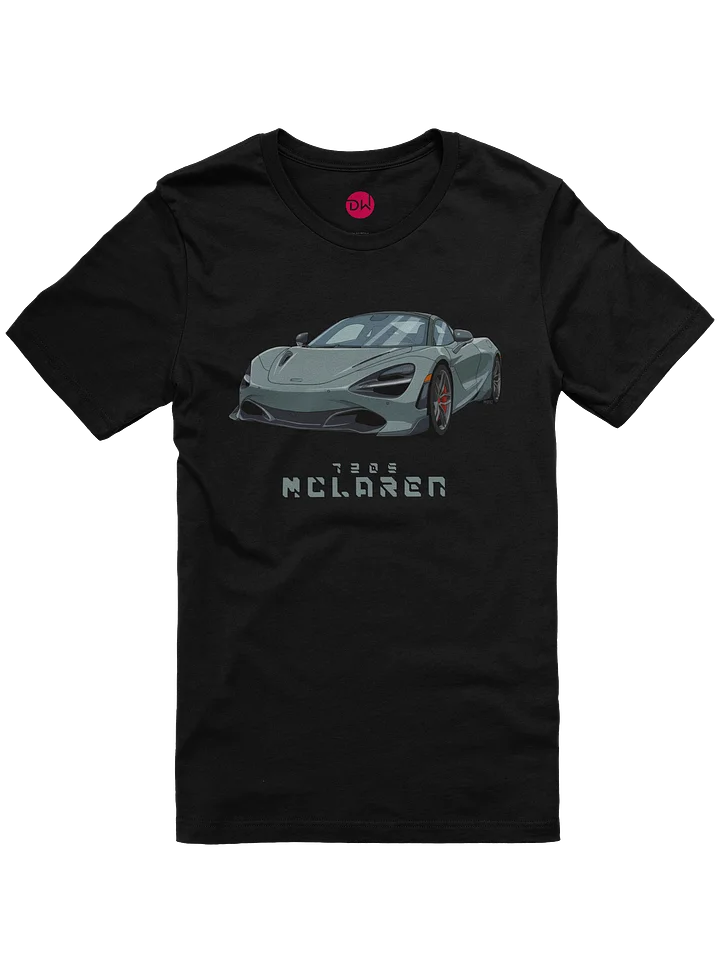 Polaris Blue McLaren 720S Shirt (Retro, Sketch, Silhouette) product image (8)