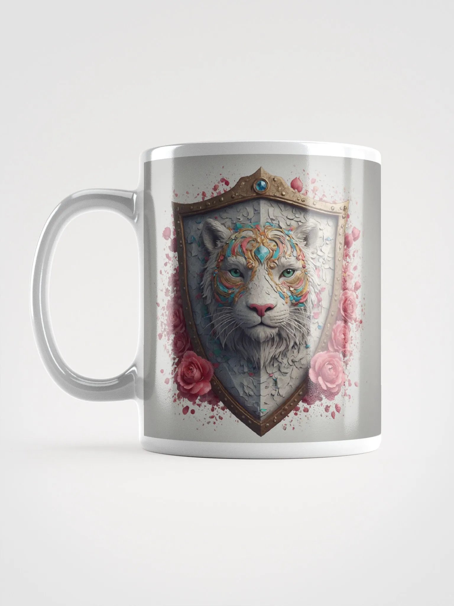 White Tiger Glossy Mug product image (12)