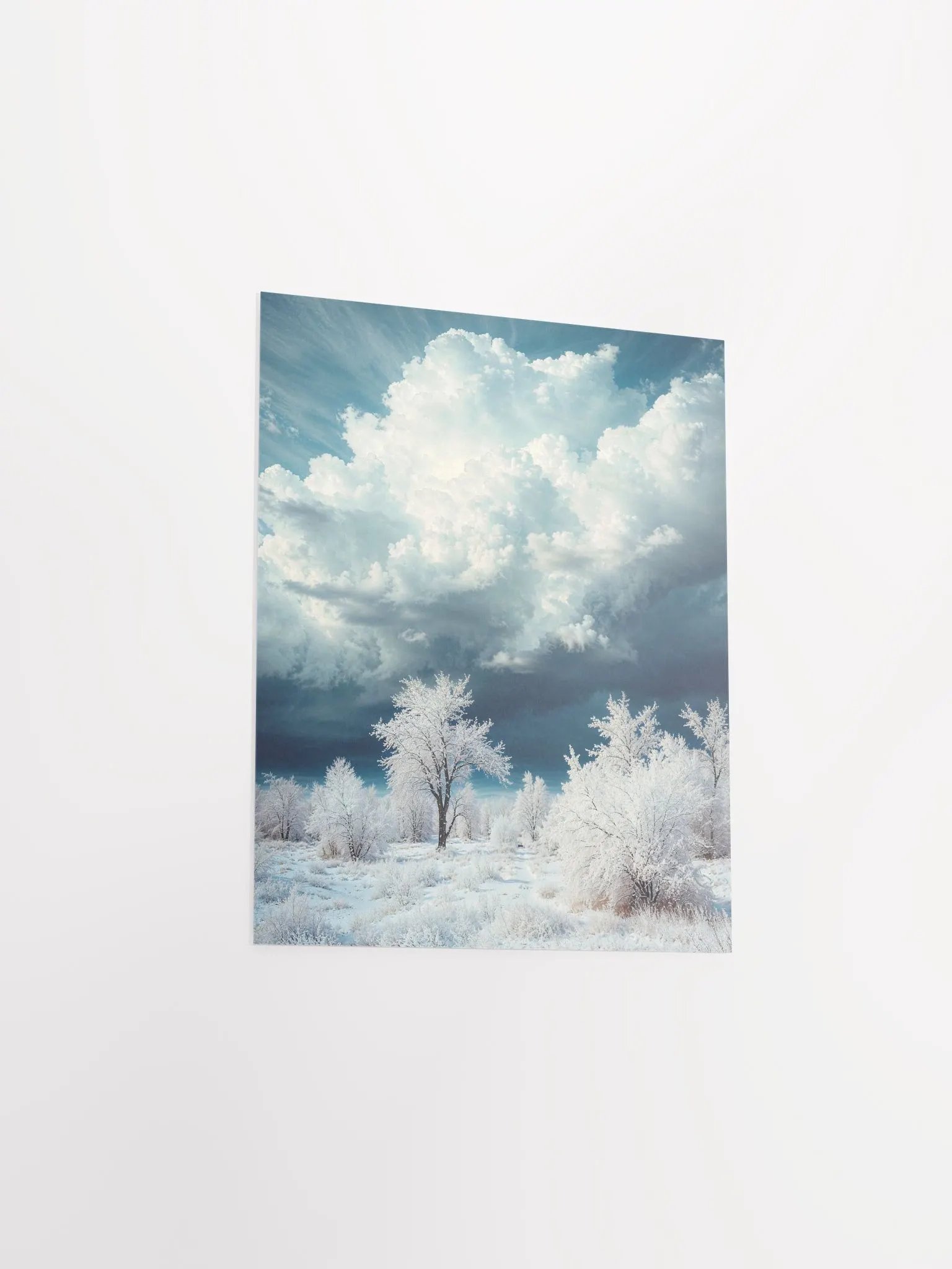 Dramatic Winter Wonderland Matte Poster product image (10)
