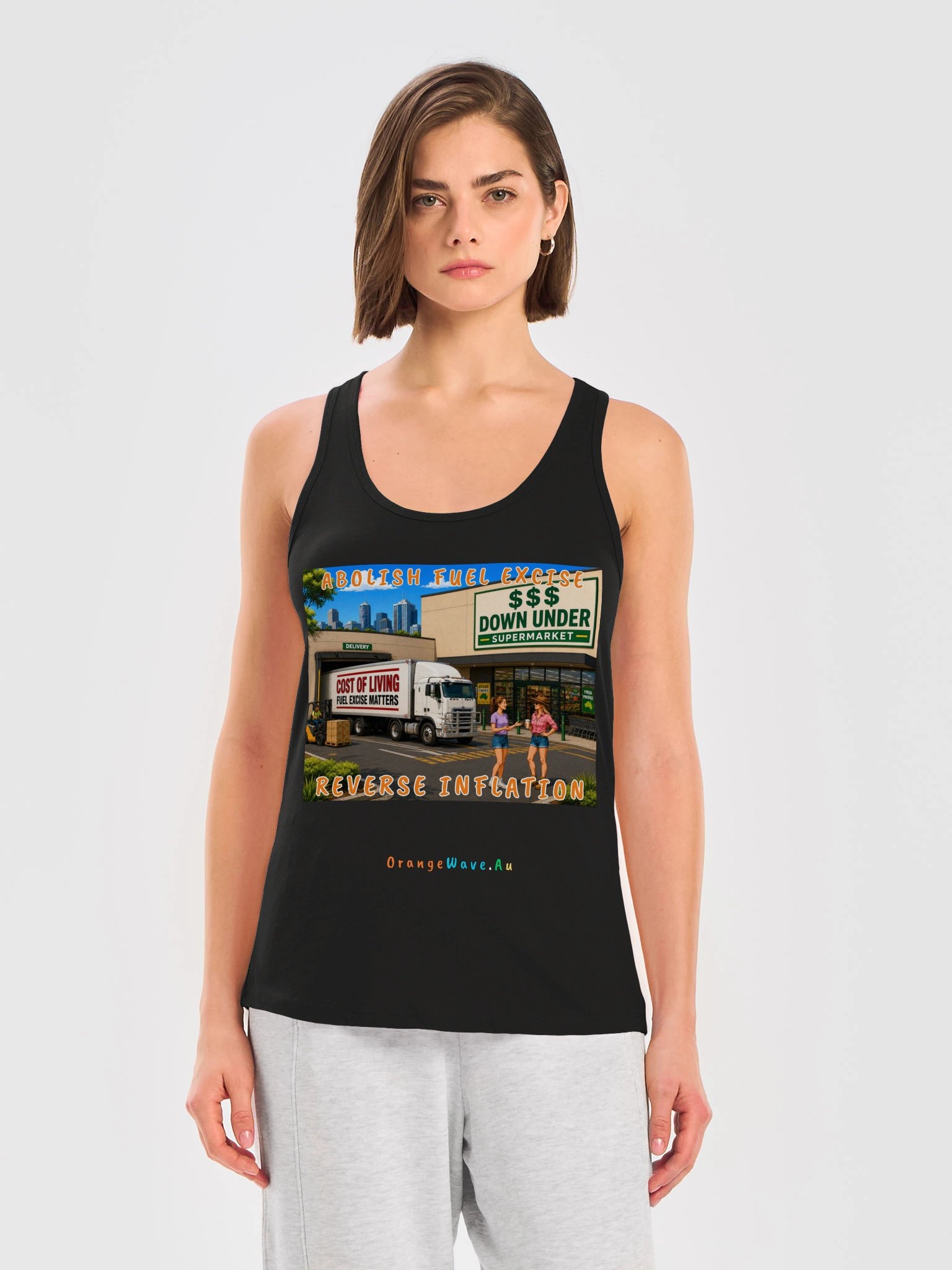 Abolish Fuel Excise Reverse Inflation Racerback Tank product image (12)