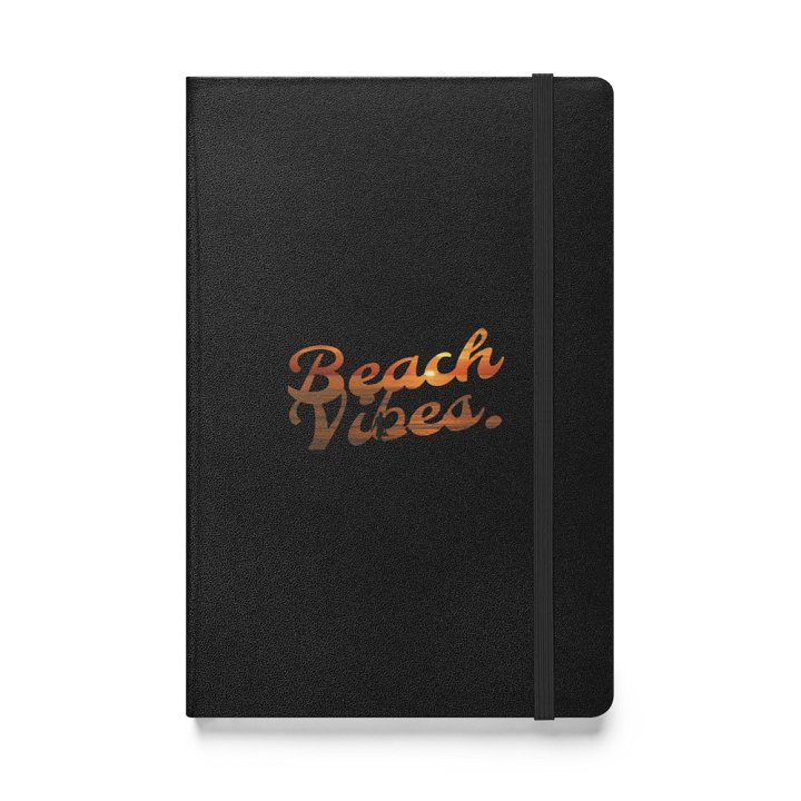 Beach Vibes Sunset Serenade Hardcover Notebook product image (1)