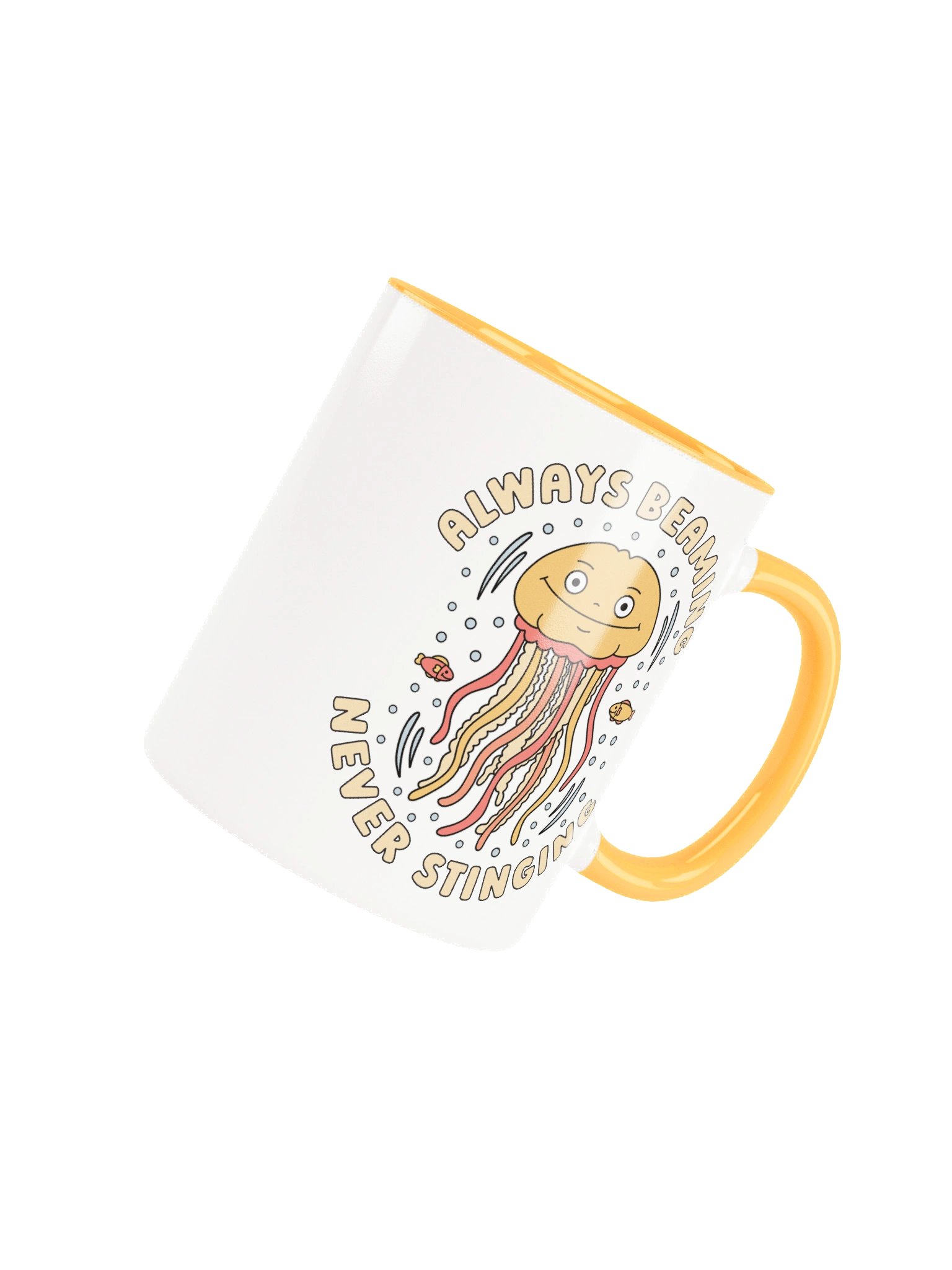 Always Beaming Never Stinging Cute Silly Funny Jellyfish Mug product image (4)