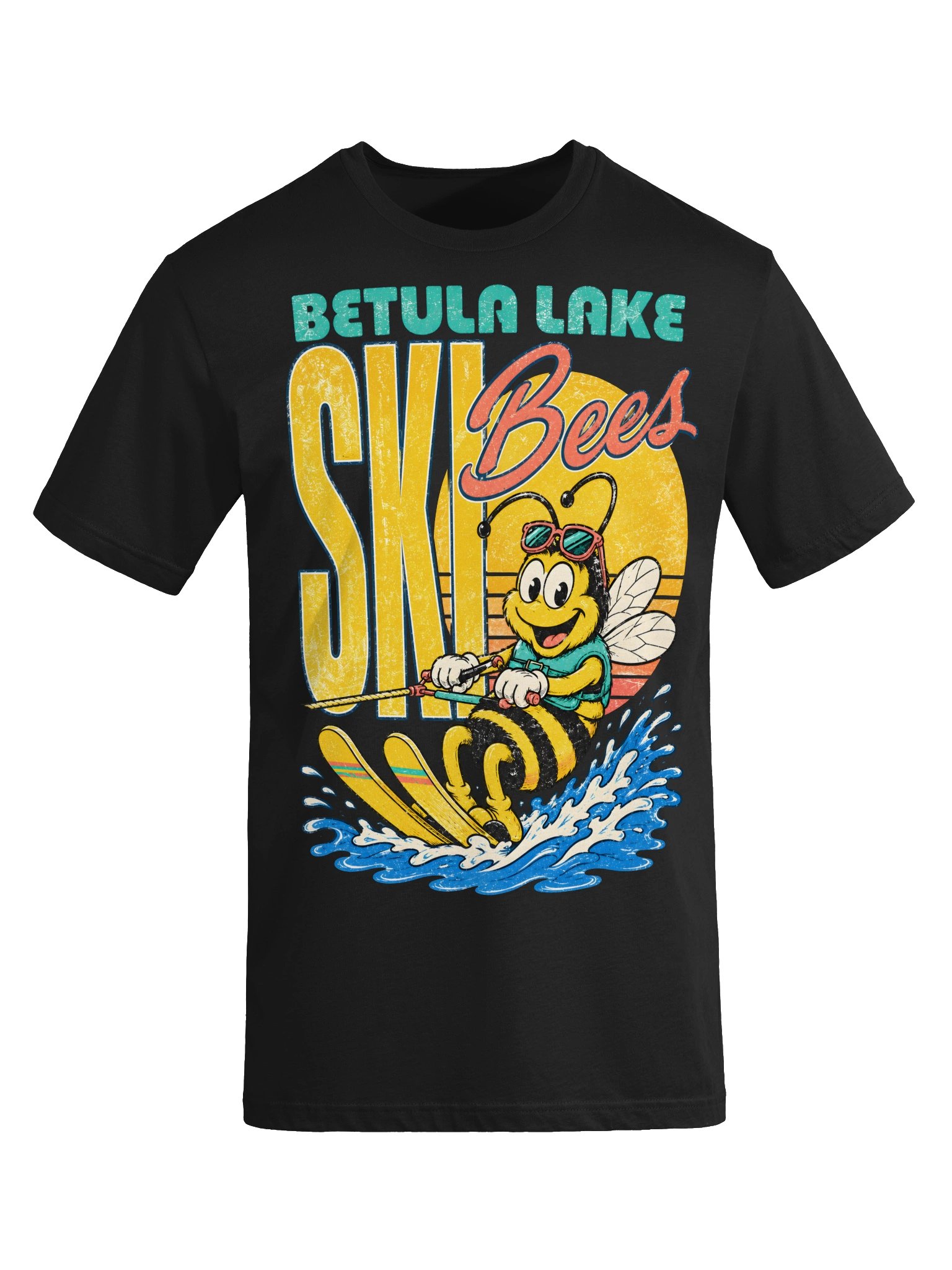 Betula Lake Ski Bees Retro Surf Tee product image (5)