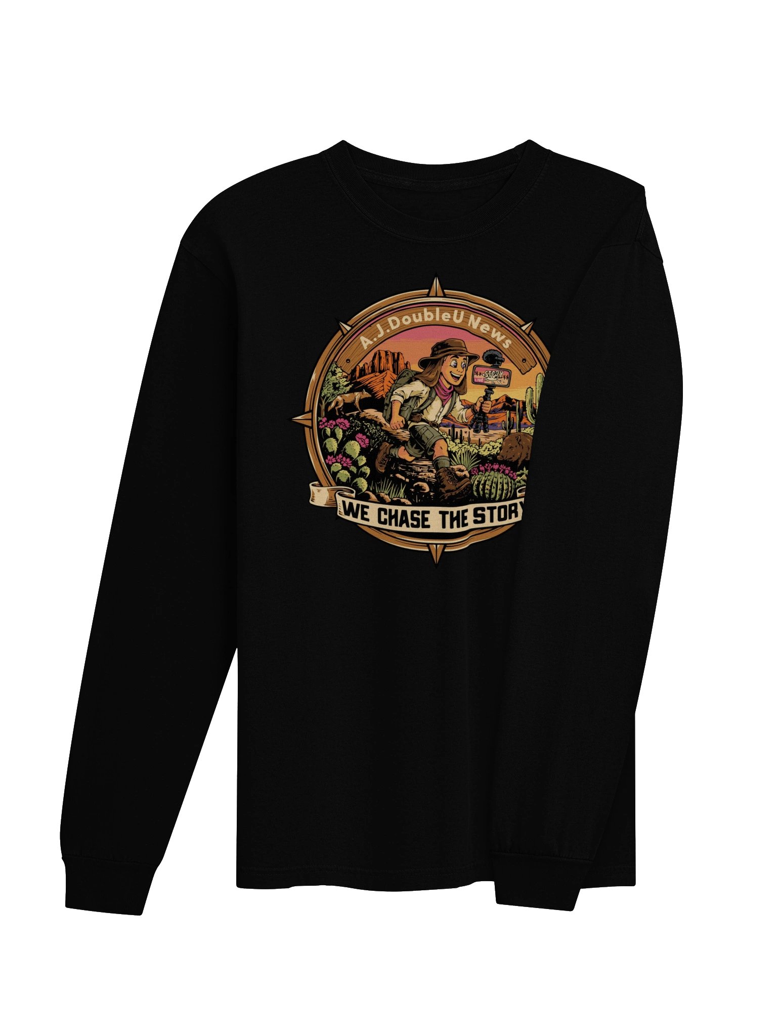 A.J.DoubleU News Desert Chase Long Sleeve product image (4)