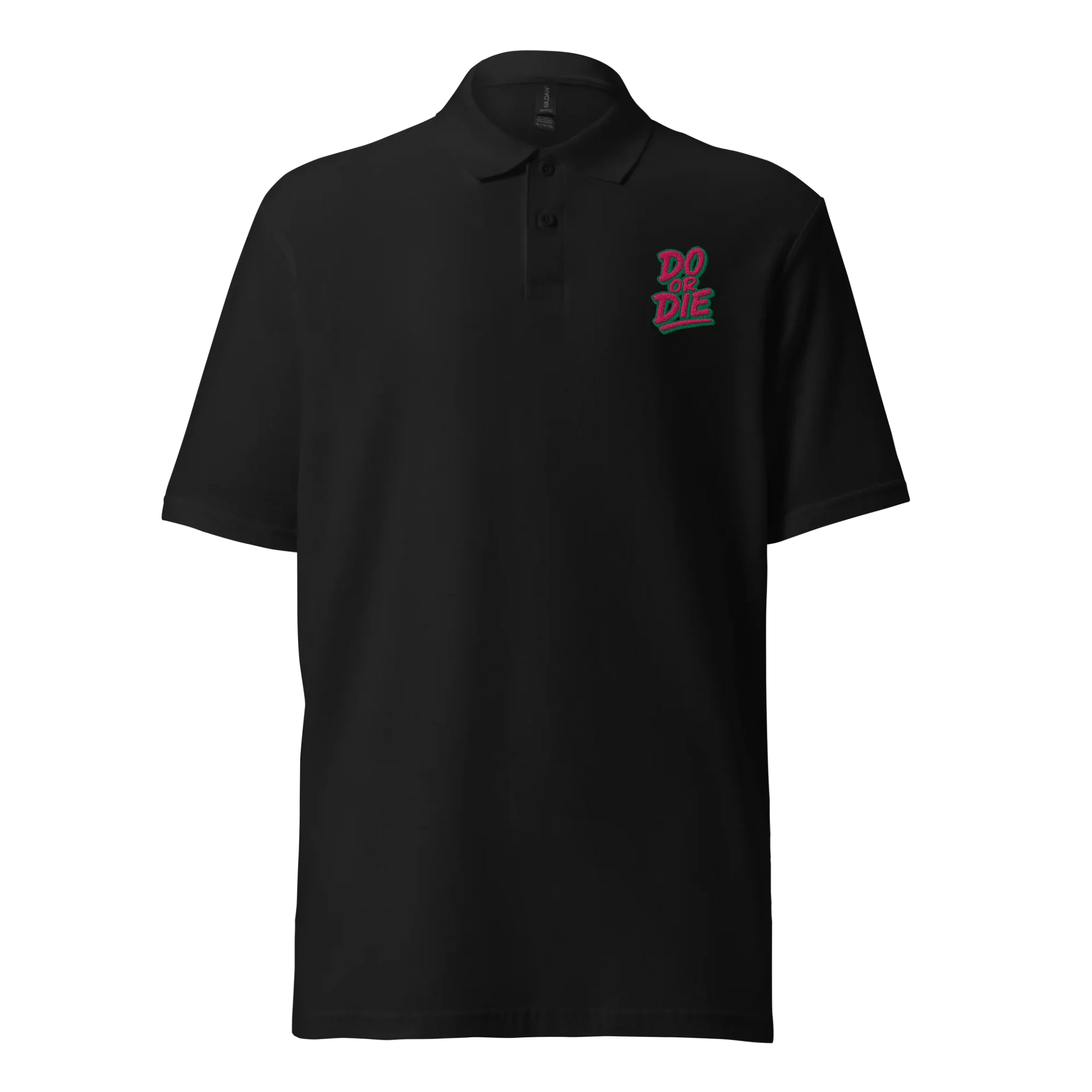 Bold Pink DO OR DIE Polo Shirt