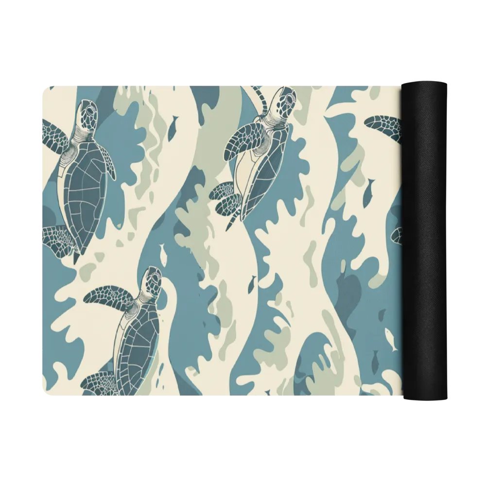 Sea Turtles Yoga Mat by Treasure Pie product image (2)