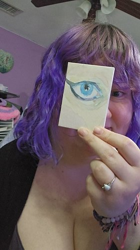 Just a little something something I clipped! Something about this little cutie just makes me smile #watercolour #watercolorar...