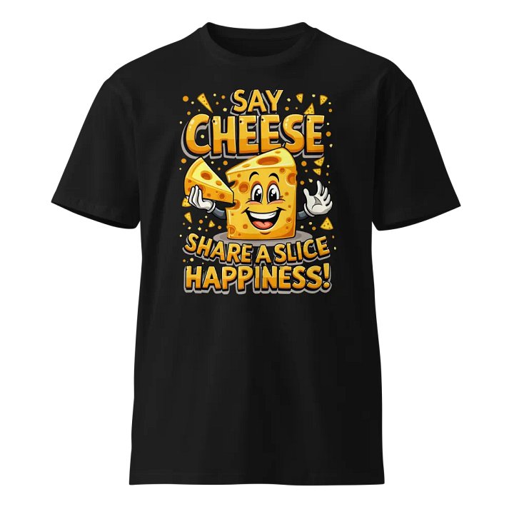 Say Cheese Share A Slice Happiness Unisex T-Shirt product image (1)