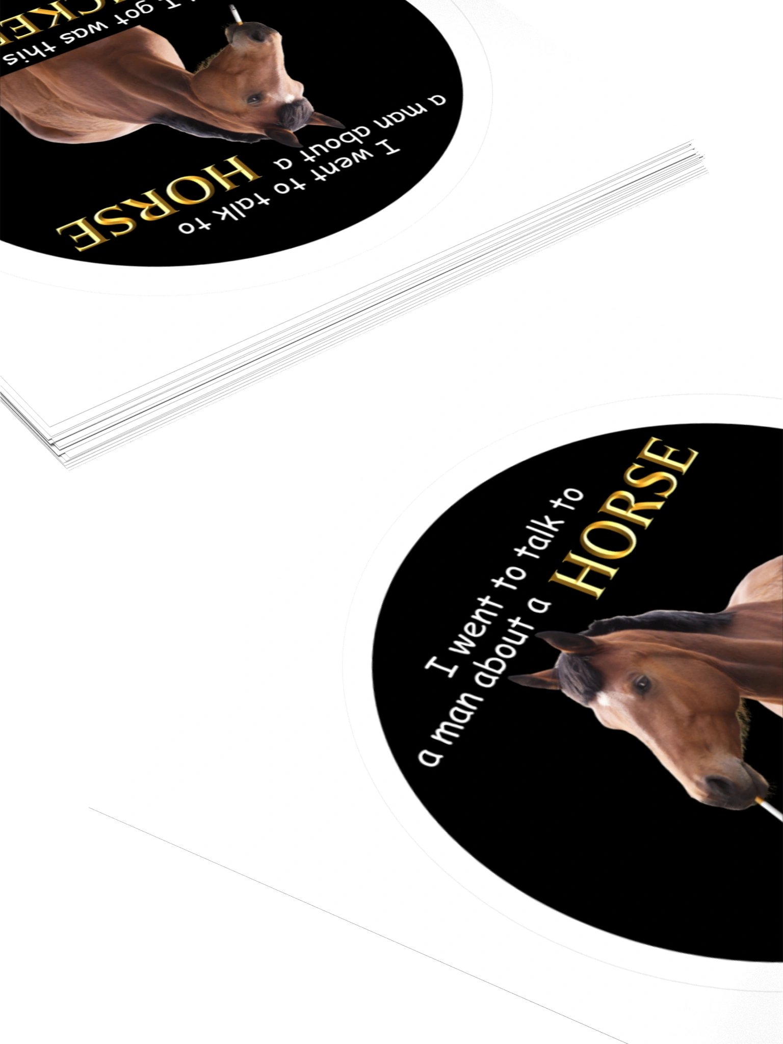 Horse Meeting Gone Wrong Sticker product image (12)