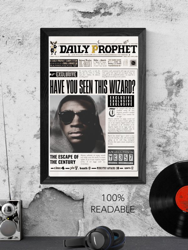 Magical Have You Seen This Witch? Newspaper 100% Customizable Template Bundle product image (3)