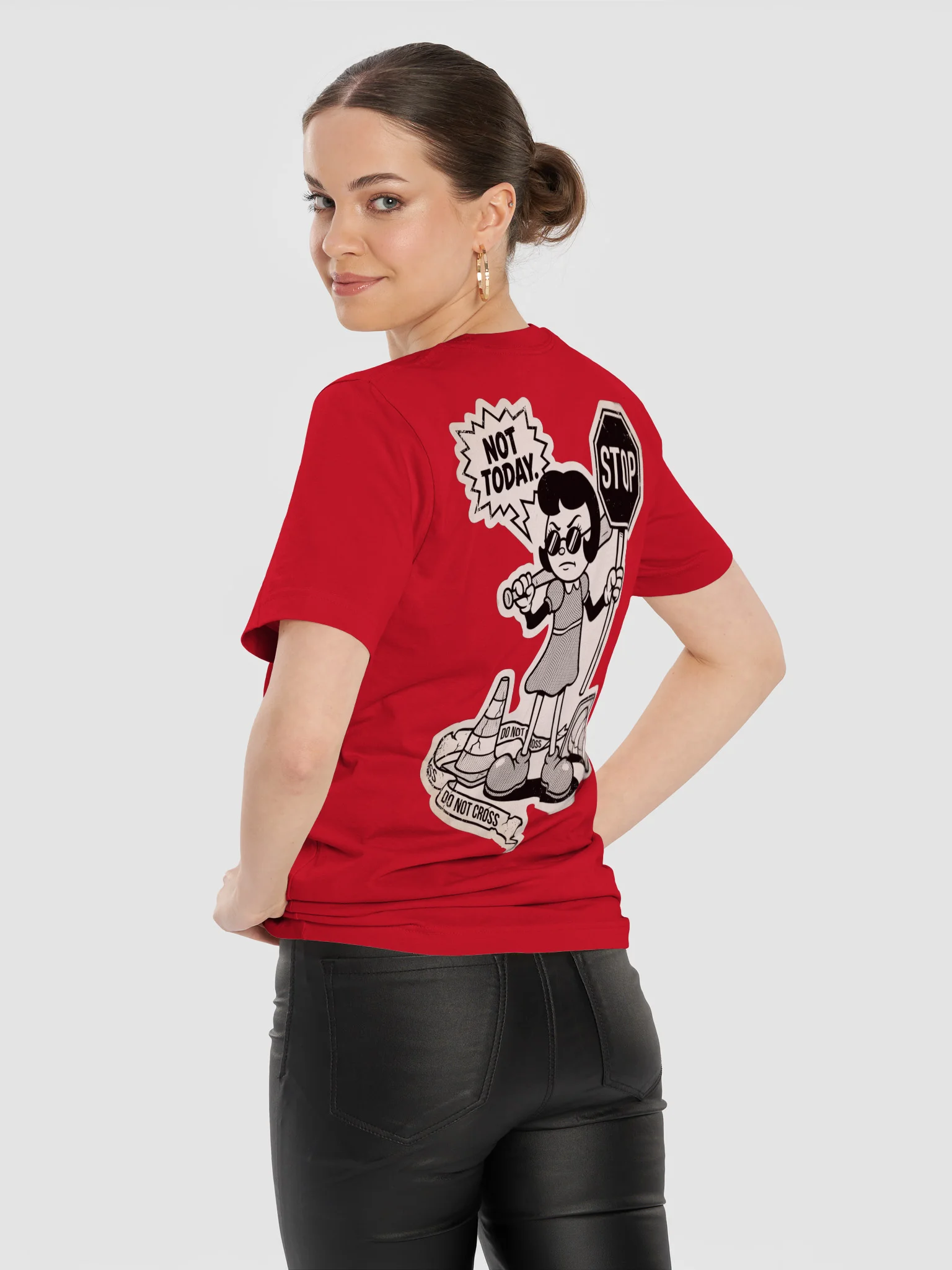 J.B "Not Today" Unisex Graphic Tee | Retro Rubber Hoes Streetwear T-Shirt product image (25)