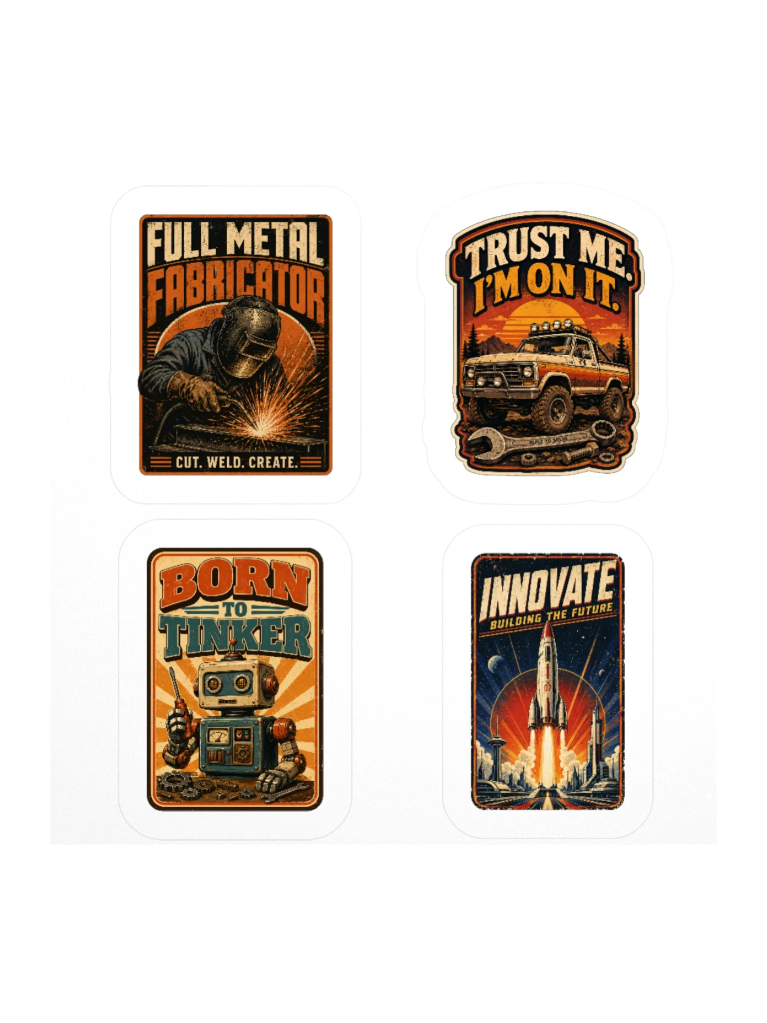 Built to Tinker Sticker Pack