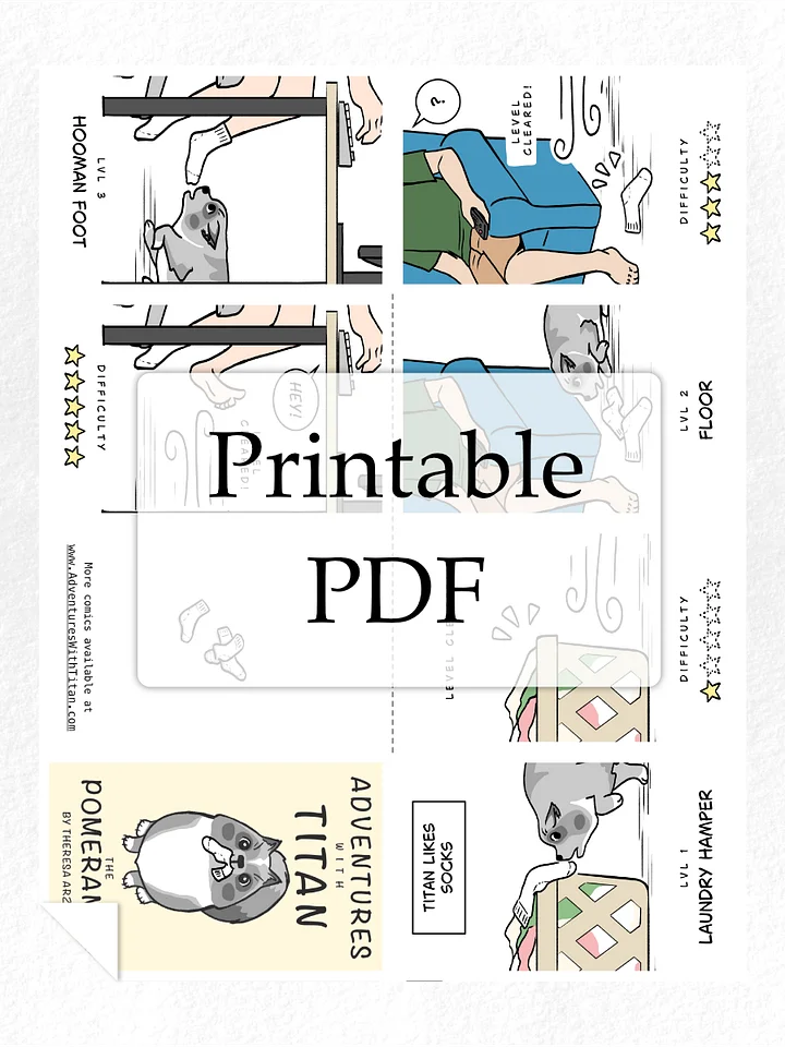 Minizine PDF: Sock Thief product image (2)