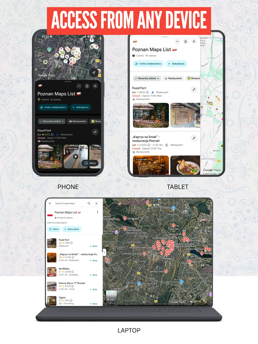 Poznan Cheat Sheet + FREE Google Maps List (60+ LOCATIONS) product image (5)
