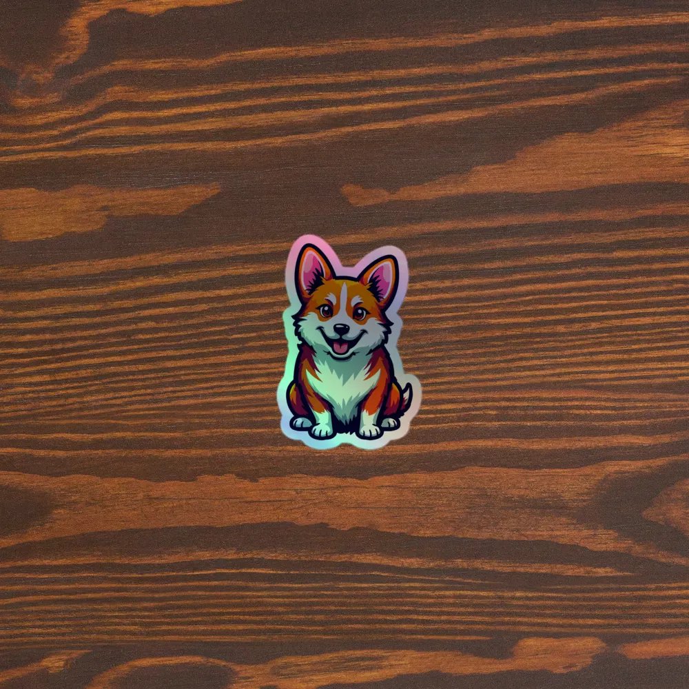 Happy Paws Holographic Sticker Set product image (5)